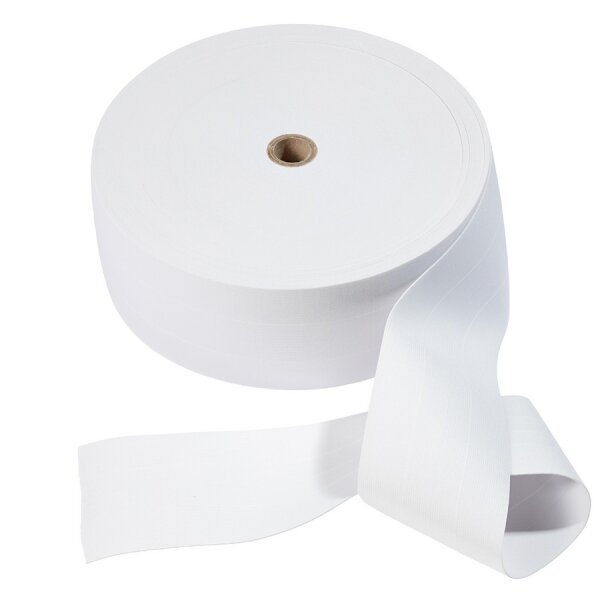 Nastro elastico soffice 100 mm bianco