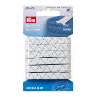 Sport-Elastic 8,5mm weiß              5m