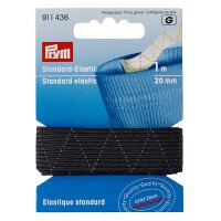 Standard-Elastic 20mm schw            1m