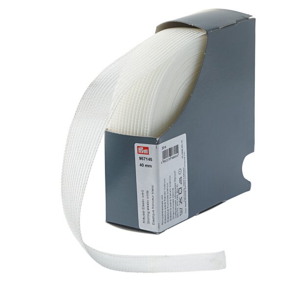 Rete elastica lavabile 40 mm bianco