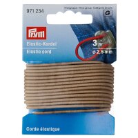 Elastic-Kordel 2,5 mm beige