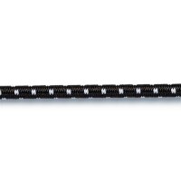 Elastic-Kordel 2,5mm schw/weiß