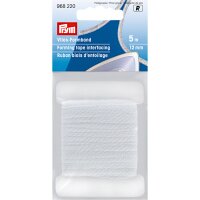 Nastro per bordi non tessuto 12 mm bianco