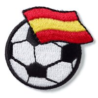 Appl.Fußball mit Spanien Fahne