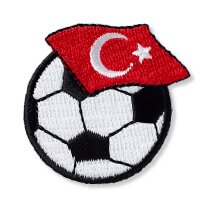 Appl.Fußball mit Türkei Fahne