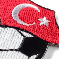 Appl.Fußball mit Türkei Fahne