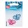 Applikation Schmetterlinge pink/blau