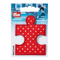 Appl.Puzzleteil rot/weiß