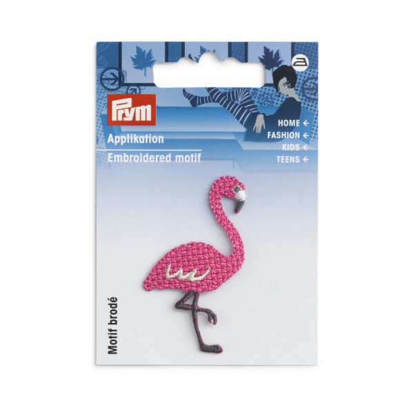 Applikation Flamingo pink