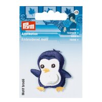 Applikation Pinguin blau